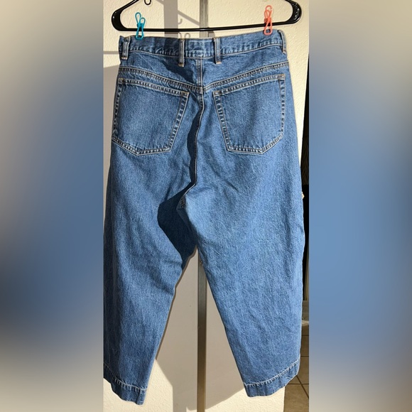 Vintage 90s Eddie Bauer High Waisted Mom Jeans Size 14  Medium Wash Denim [J-49] - Picture 6 of 6